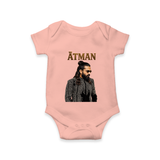 Elegant Black Outfit Portrait Romper - PEACH - New Born (Chest 14")