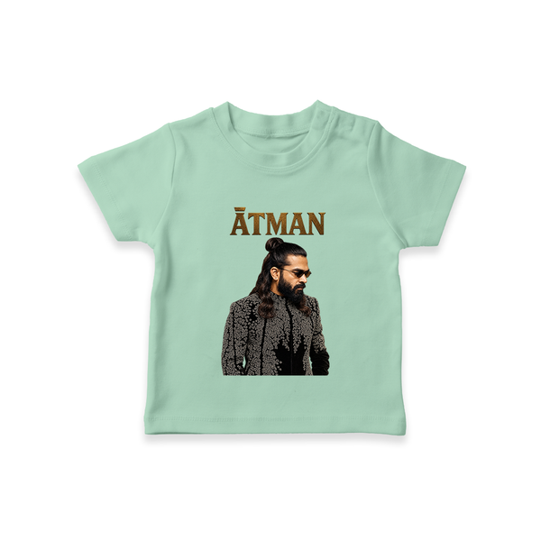 Elegant Black Outfit Portrait T-Shirt - MINT GREEN - 0-5 Months Old (Chest 17")