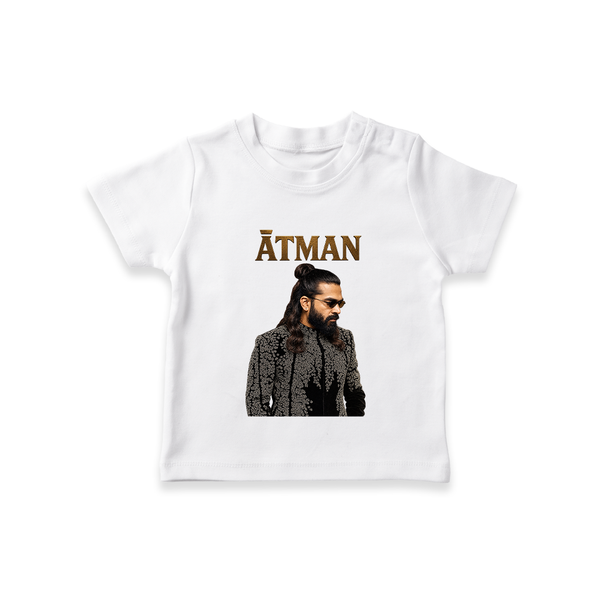 Elegant Black Outfit Portrait T-Shirt - WHITE - 0-5 Months Old (Chest 17")