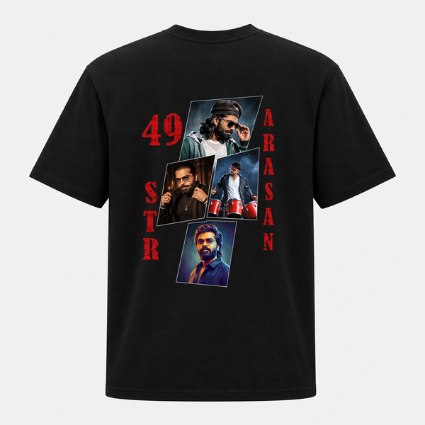 Atman Vintage Rockstar Memories Front & Back Printed Adult T-Shirt