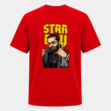 Atman Bold Attitude Rockstar Backside Printed Adult T-Shirt