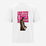 Loosu Paiyan Retro Vibes Backside Printed Adult T-Shirt