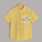 Feel the warmth of summer in our "Summer Time" Customized Kids Shirts - YELLOW - 0 - 6 Months Old (Chest 21")