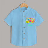 Celebrate the spirit of summer with our "My Summer Besties" Customized Kids Shirts - SKY BLUE - 0 - 6 Months Old (Chest 21")