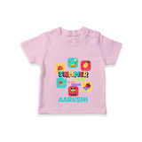 "Soak up the sunshine in our "Summer Fun has just Begun" Customized Kids T-Shirt" - PINK - 0 - 5 Months Old (Chest 17")
