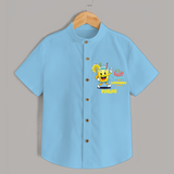 Splash into fun with our "Enjoy Summer One Lemonade at a Time" Customized Kids Shirts - SKY BLUE - 0 - 6 Months Old (Chest 21")