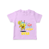 "Splash into fun with our "Enjoy Summer One Lemonade at a Time" Customized Kids T-Shirt" - LILAC - 0 - 5 Months Old (Chest 17")
