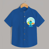 Dance under the stars with our "I'm on a Summer Vacation" Customized Kids Shirts - COBALT BLUE - 0 - 6 Months Old (Chest 21")