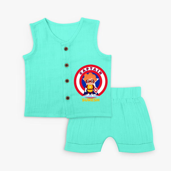 Caption Herioc Jabla Set For Babies - AQUA GREEN - 0 - 3 Months Old (Chest 9.8")