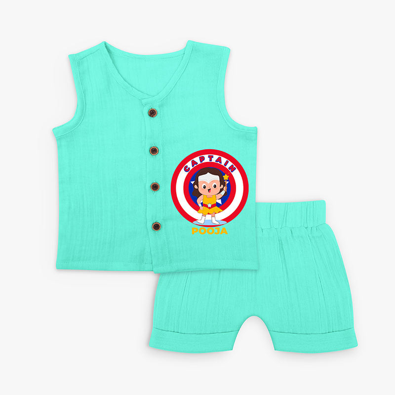 Caption Magic Star Jabla Set for Babies - AQUA GREEN - 0 - 3 Months Old (Chest 9.8")