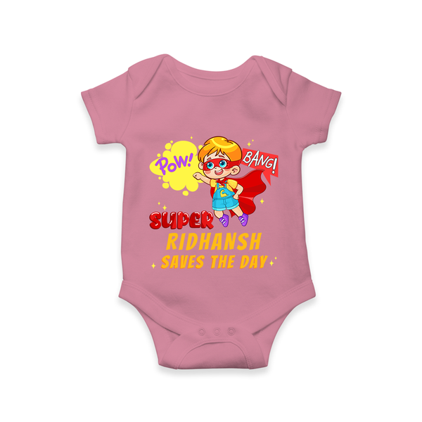 Superboy Baby Romper | Personalized Romper for Little Champions - ONION - New Born (Chest 14")