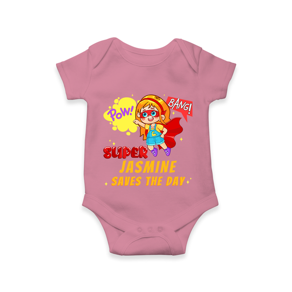 Supergirl Baby Romper | Personalized Romper for Little Champions - ONION - New Born (Chest 14")