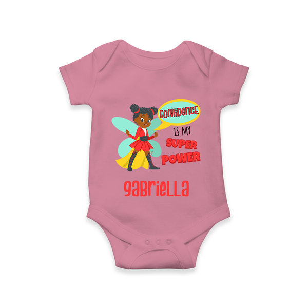 Mini Superhero Boy Romper | Custom Name Romper for Future Superboys - ONION - New Born (Chest 14")