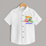 Superboy Power Shirt | Personalized Shirt for Baby Superheroes - WHITE - 0 - 6 Months Old (Chest 23")