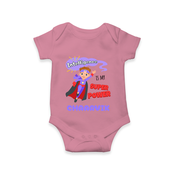 Superboy in Training Romper | Personalized Romper for Baby Heroes - ONION - New Born (Chest 14")