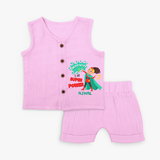 Creativity Is My Superpower Jabla Set For Babies - LAVENDER ROSE - 0 - 3 Months Old (Chest 9.8")