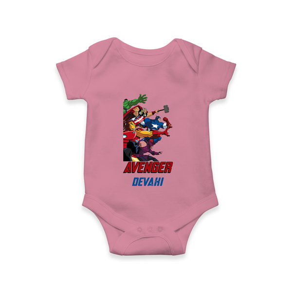 Avengers Team Romper | Custom Name Romper for Aspiring Avengers - ONION - New Born (Chest 14")