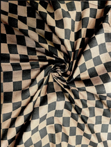 Modern Geometric Check Maternity Collection