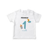 First Month Birthday Printed Baby Onesies
