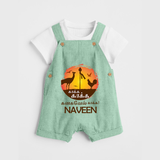 Kaakka Kaakka Kanavel Kaakka – Name Personalised Kids Dungaree - MINT GREEN - 0 - 5 Months Old (Chest 18")