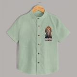 Saravanan Paada – Murugan Devotional Personalised Kids Shirt - MINT GREEN - 0 - 6 Months Old (Chest 23")
