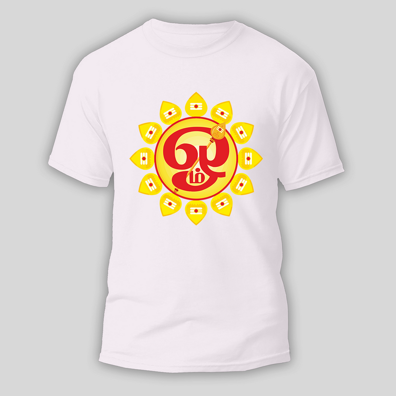 "The Divine Om, Thaipusam and the Power of Devotion - Special T-Shirt for Adults" - WHITE - S (Chest 19")