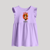 Cute Murugan Baby Frock | Custom Baby Frock for Murugan's Little Star - LILAC - 0 - 3 Months Old (Chest 17")