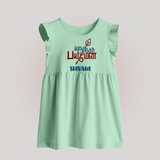 Yamiruka Bhayam Yen Baby Frock | Customized Baby Frock for Murugan's Blessings - MINT GREEN - 0 - 3 Months Old (Chest 17")