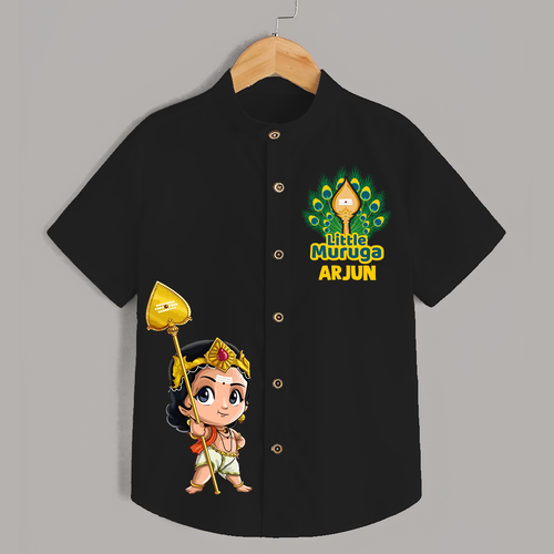 Little Murugan Imprinted Murugan Themed Customized Special Shirt For Kids