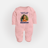 Karunai Kadale Kandha Potri – Personalised Kids Fullbody Suit - BABY PINK - New Born (Chest 7.5")