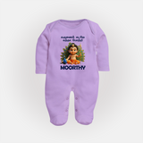 Karunai Kadale Kandha Potri – Personalised Kids Fullbody Suit - LILAC - New Born (Chest 7.5")