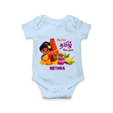 My First Tamil New Year Personalized Baby Romper – Traditional Girl Outfit