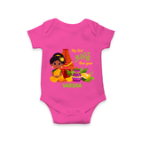 My First Tamil New Year Personalized Baby Romper – Traditional Girl Outfit
