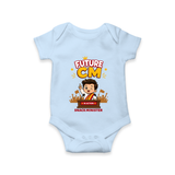 Future CM Fun Quote Baby Romper - BABY BLUE - New Born (Chest 14")