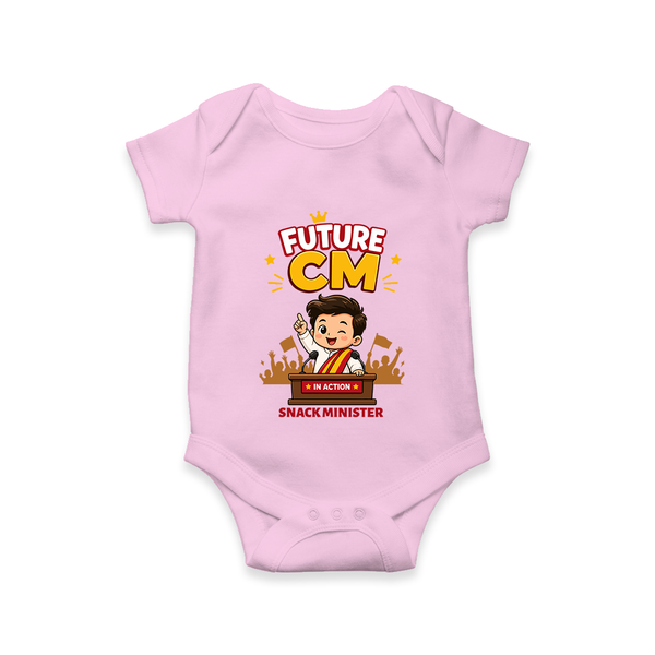 Future CM Fun Quote Baby Romper - BABY PINK - New Born (Chest 14")