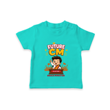 Future CM Fun Quote T-SHIRT - TEAL - 0-5 Months Old (Chest 17")