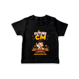 Future CM Fun Quote T-SHIRT - BLACK - 0-5 Months Old (Chest 17")