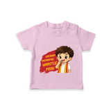 Whistle Podu Fan Edition T-SHIRT - BABY PINK - 0-5 Months Old (Chest 17")