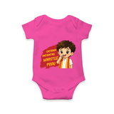 Whistle Podu Fan Edition Baby Romper - HOT PINK - New Born (Chest 14")