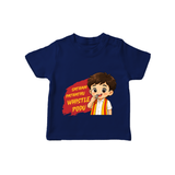 Whistle Podu Fan Edition T-SHIRT - NAVY BLUE - 0-5 Months Old (Chest 17")