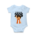 Lead 2026 Political Theme Baby Romper - BABY BLUE - New Born (Chest 14")
