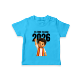 Lead 2026 Political Theme T-SHIRT - SKY BLUE - 0-5 Months Old (Chest 17")