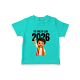 Lead 2026 Political Theme T-SHIRT - TEAL - 0-5 Months Old (Chest 17")