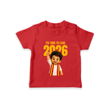 Lead 2026 Political Theme T-SHIRT - RED - 0-5 Months Old (Chest 17")