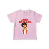 Jana Nayagan Fan Art T-SHIRT - BABY PINK - 0-5 Months Old (Chest 17")