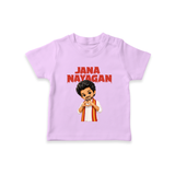 Jana Nayagan Fan Art T-SHIRT - LILAC - 0-5 Months Old (Chest 17")