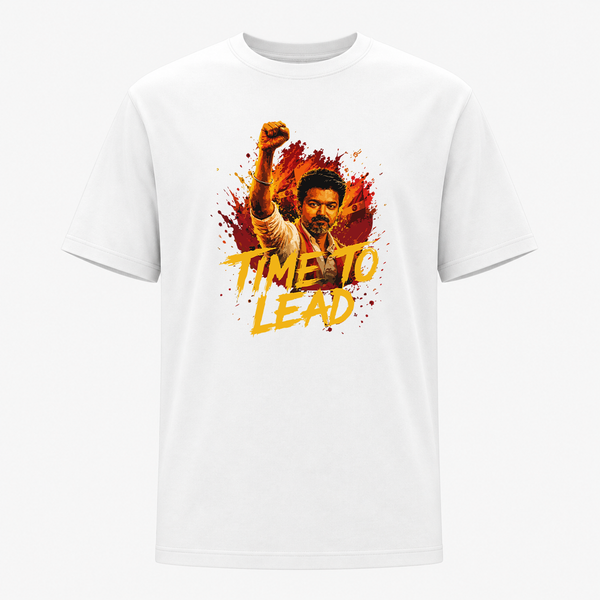 TVK Adult  T-Shirt – Time to Lead Graphic Tee