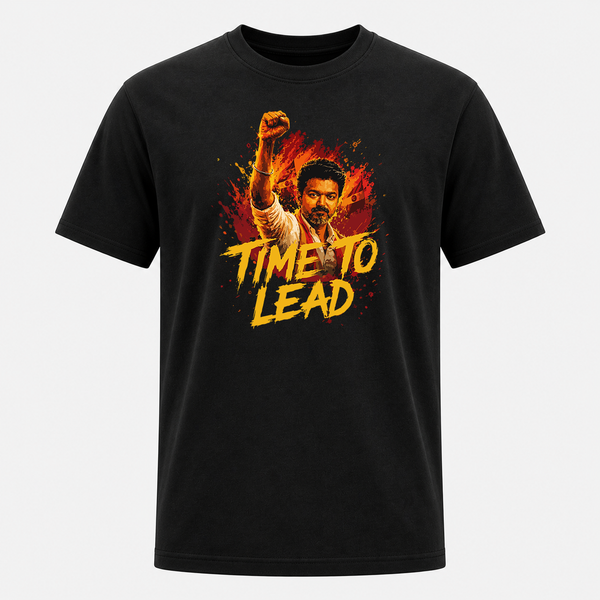 TVK Adult  T-Shirt – Time to Lead Graphic Tee