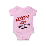 Joseph Vijay Baby baby Romper - BABY PINK - New Born (Chest 14")