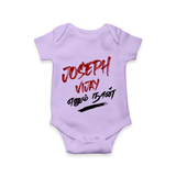 Joseph Vijay Baby baby Romper - LILAC - New Born (Chest 14")